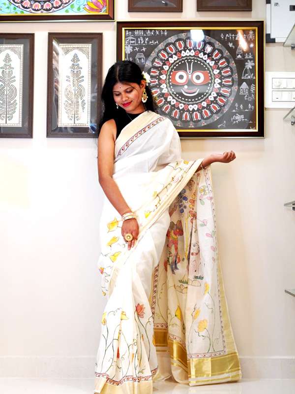 hand-painted-kerala-kasavu-saree