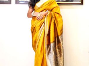 Madhubani Art Saree